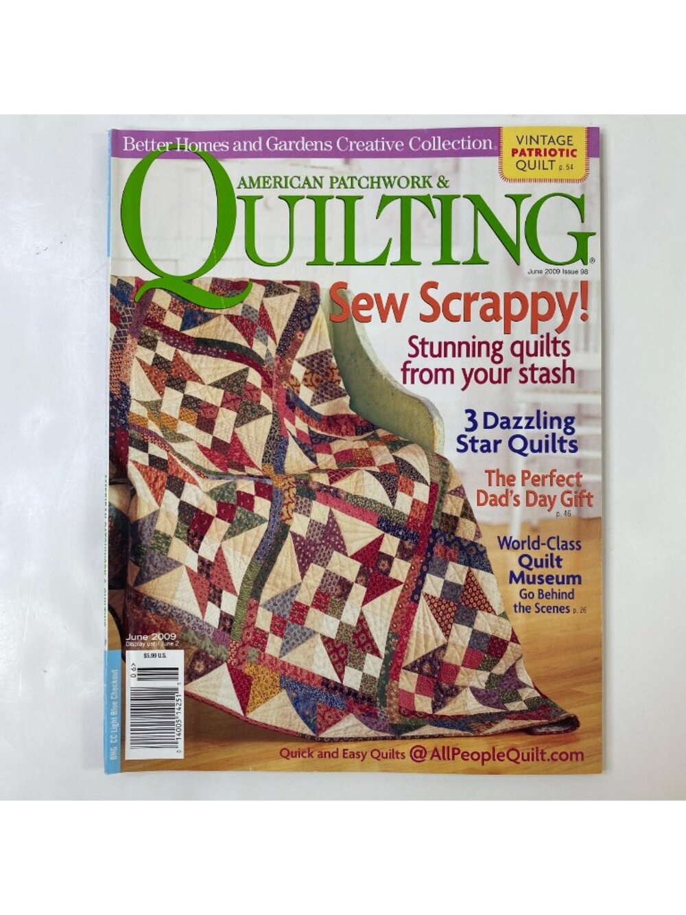 American Patchwork & Quilting Magazine June 2009 Issue 98 Quick and Easy Quilts